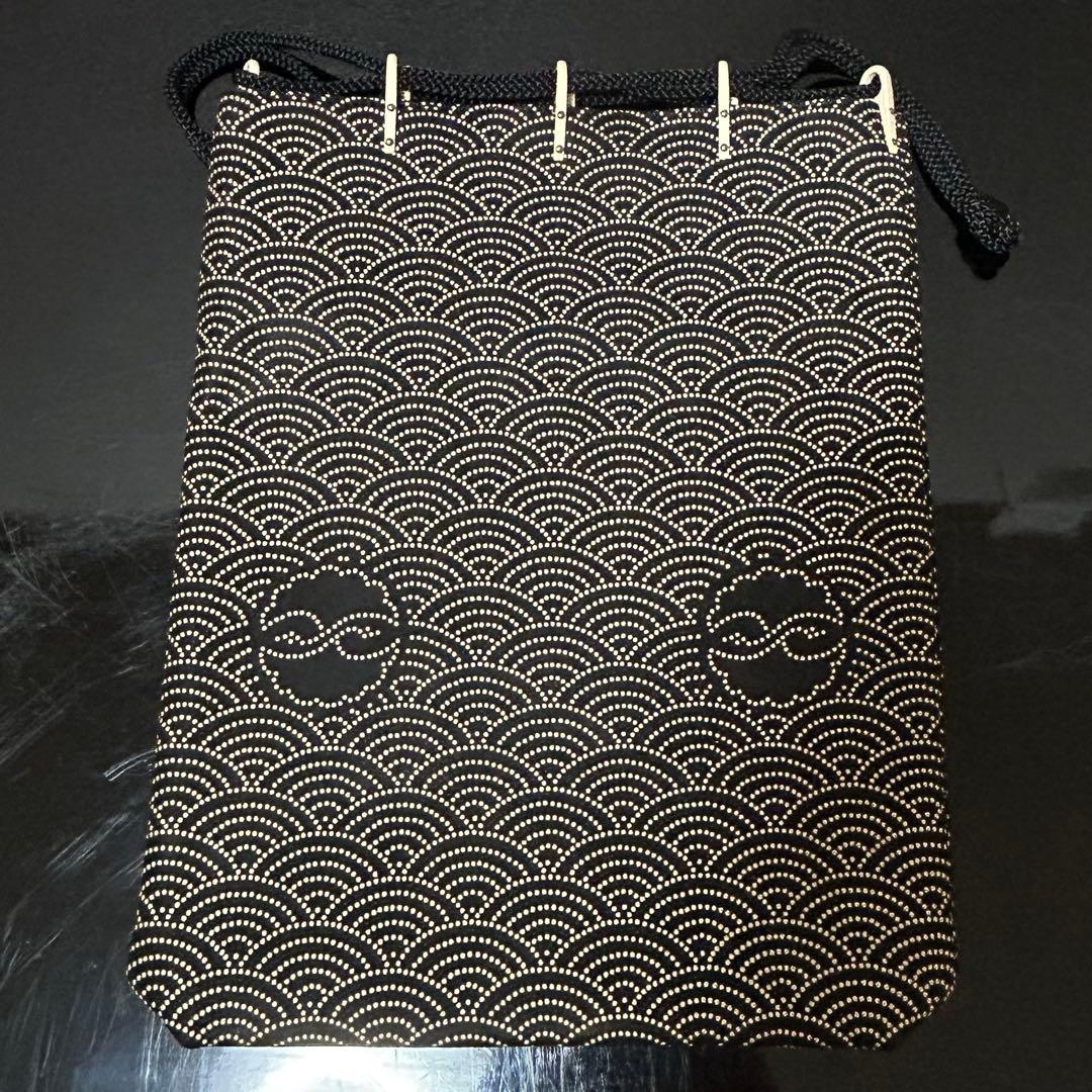 甲州印傳合切袋　茶道具懐石茶箱鵬雲斎坐忘斎淡々斎即中斎棗水指茶碗棗茶杓