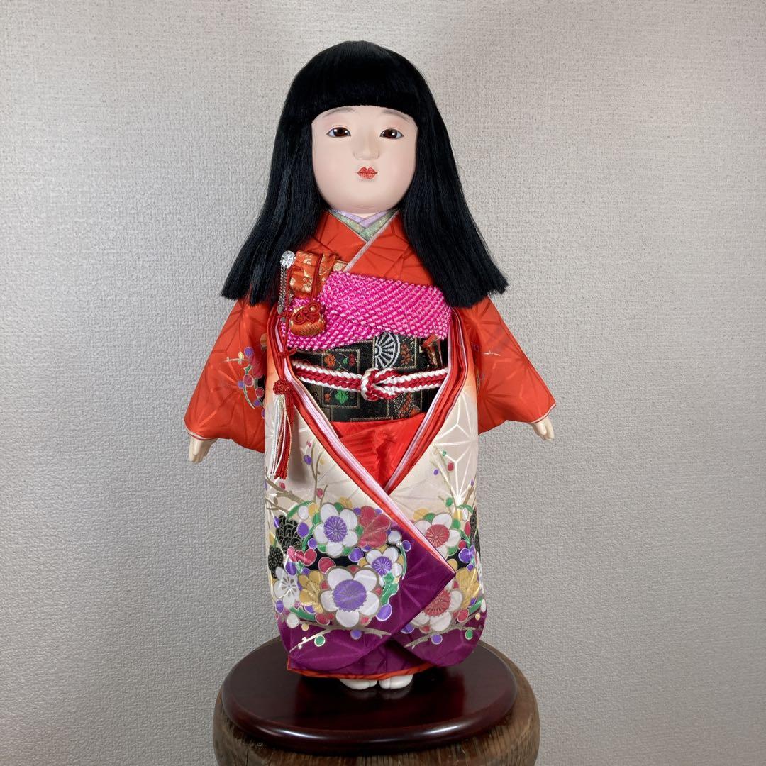 豪華 飾り市松 市松人形 45cm 着物 日本人形