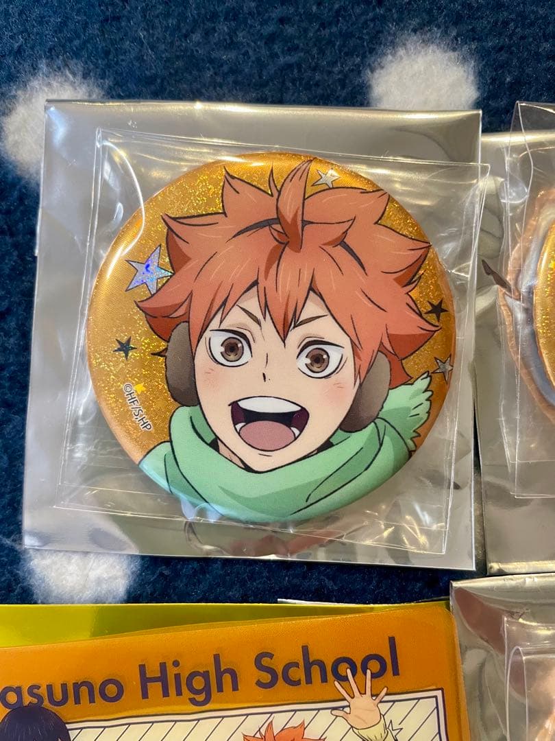 【くくい】ハイキュー!!×よこはまコスモワールド日向翔陽 缶バッジ等16点