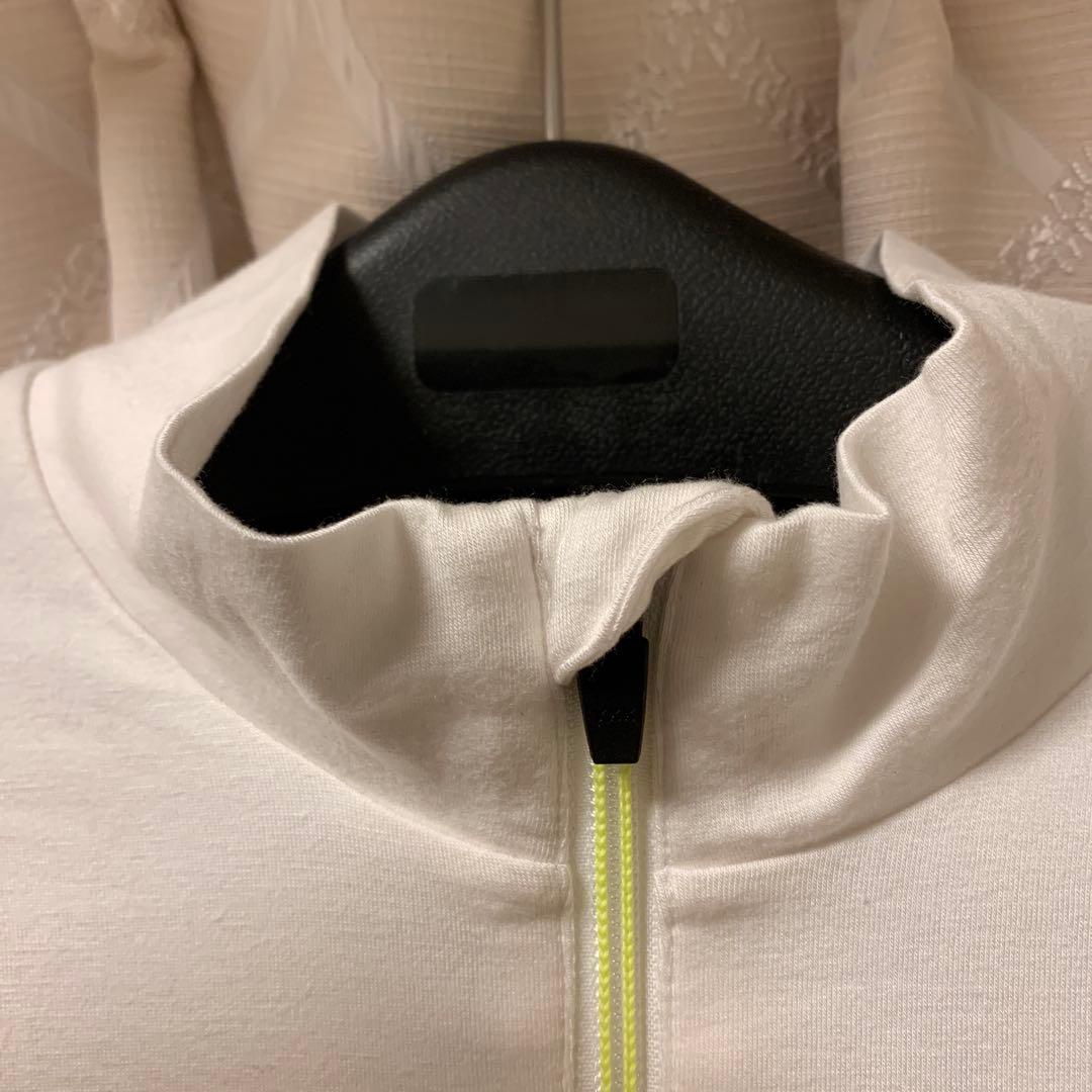 Russeluno ハーフジップシャツ サイズ4 ホワイト　メンズ