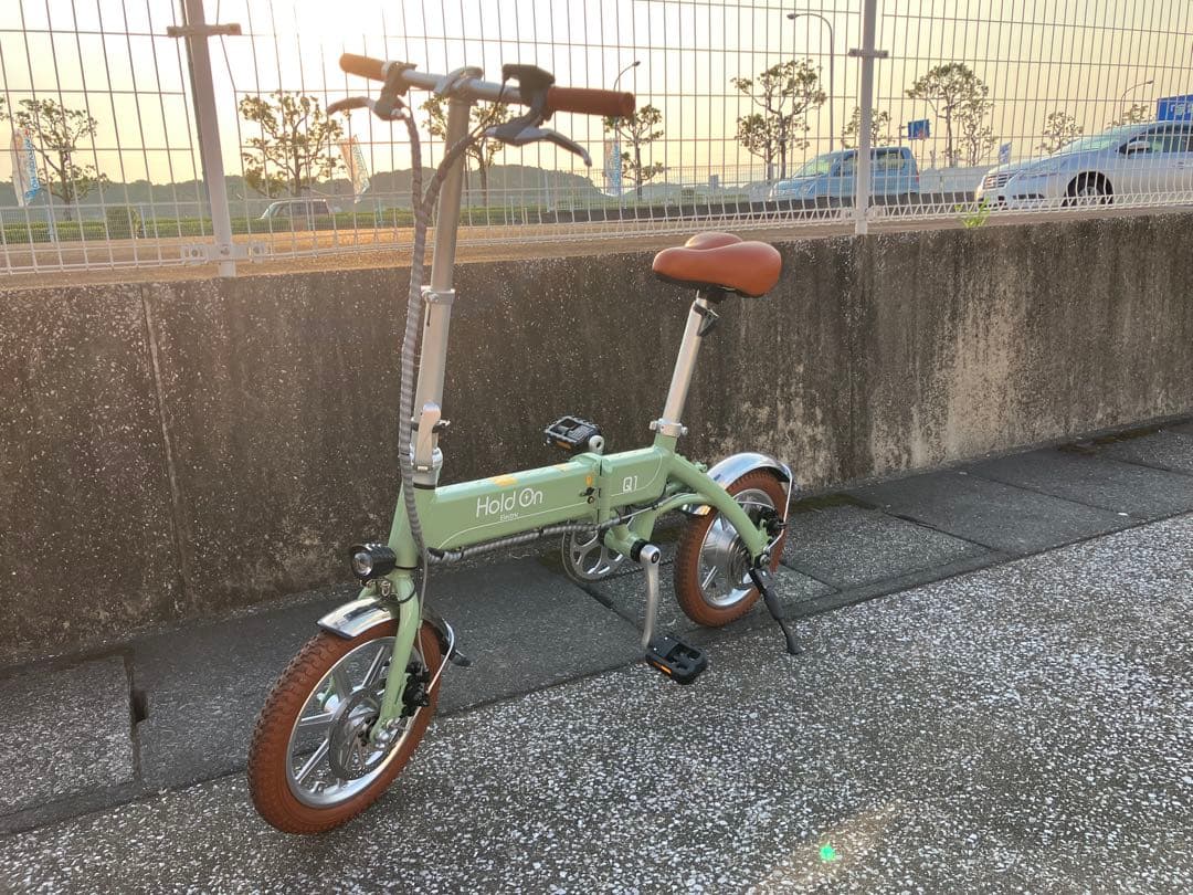 【引取限定】折りたたみ電動アシスト自転車【Holdon Q1J 】