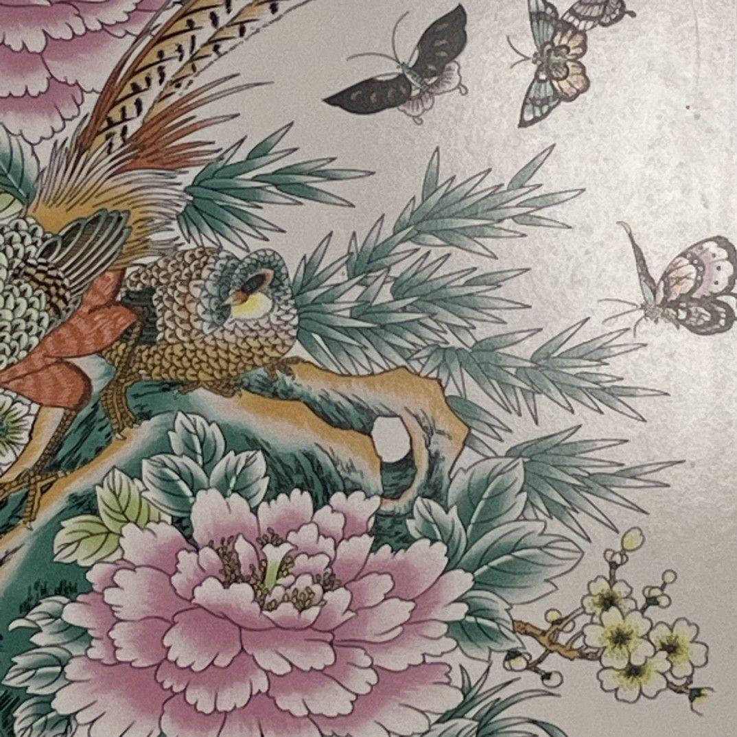 景徳鎮 陶板画 茶室 応接間 玄関 装飾品 工芸品 置物