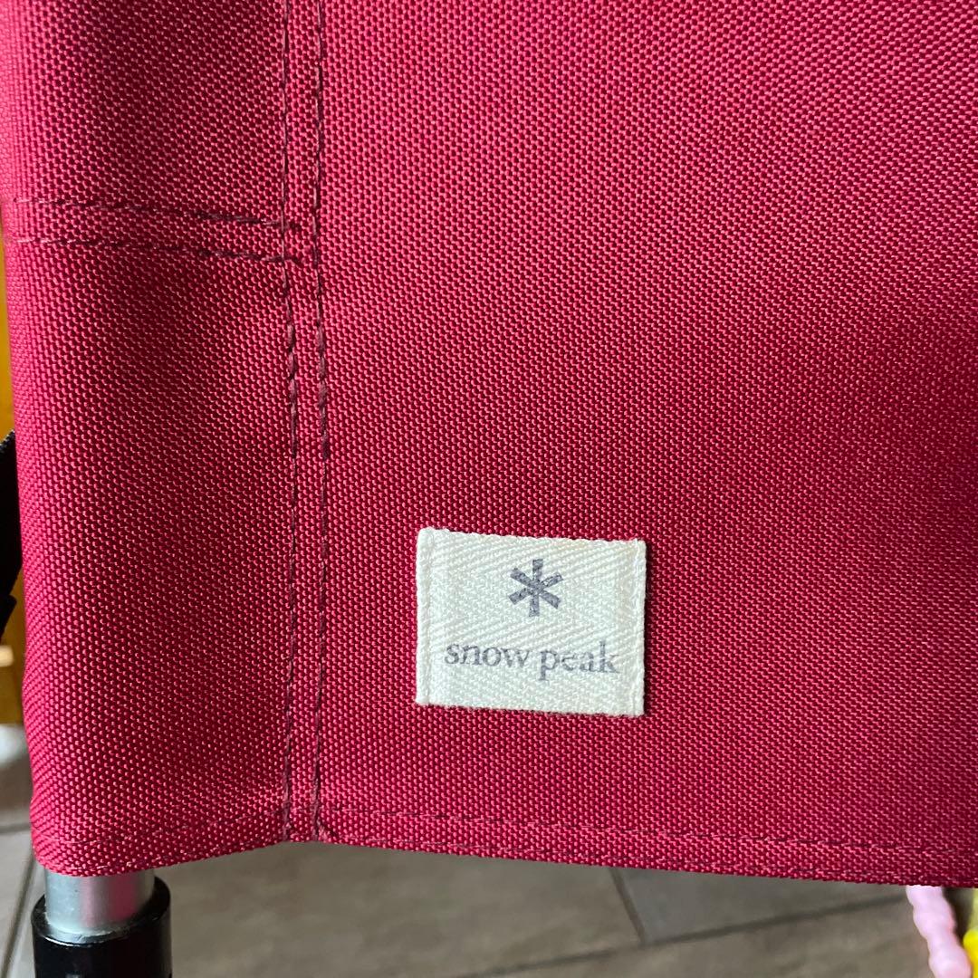 スノーピークFDチェアワイドレッド2脚セット  peak　送料込み