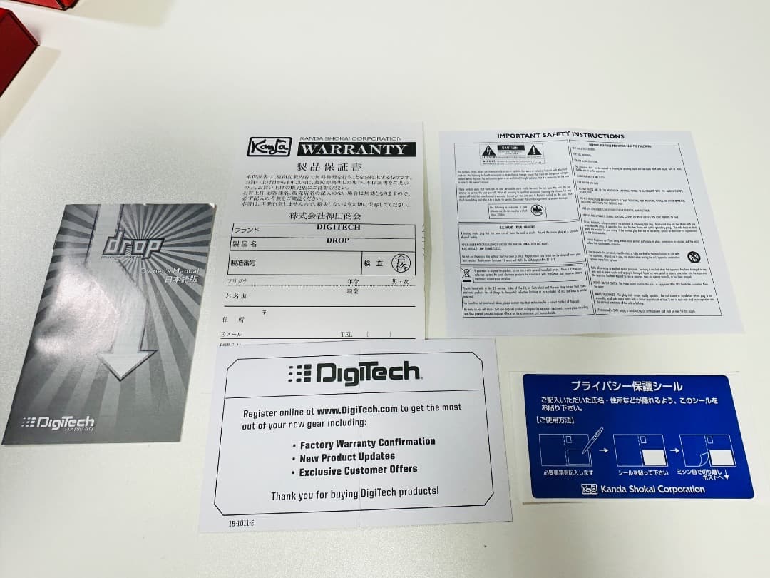 [エフェクター] DifgiTech drop 美品