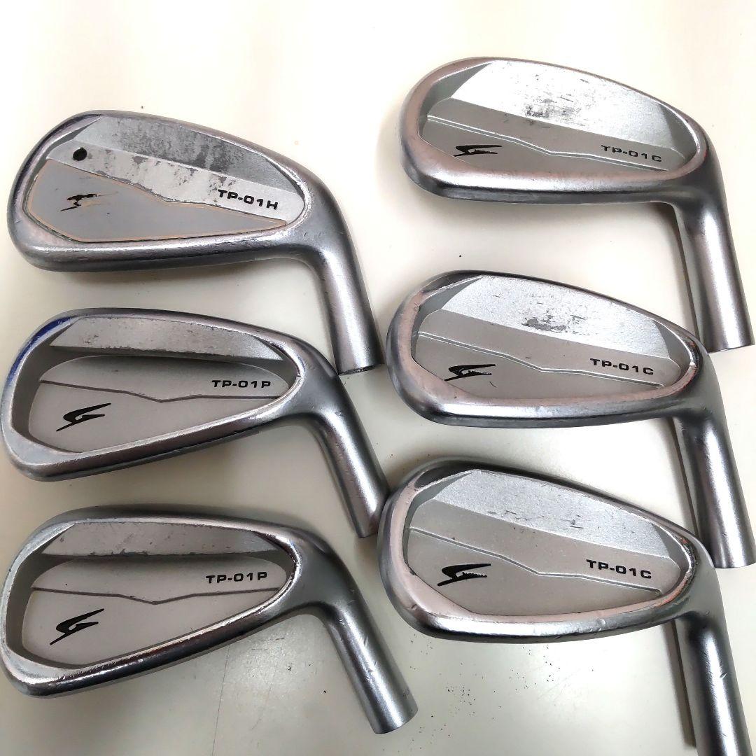中古ヘッドのみ！ツルヤ TP-01C アイアンヘッド 6個(5-P)