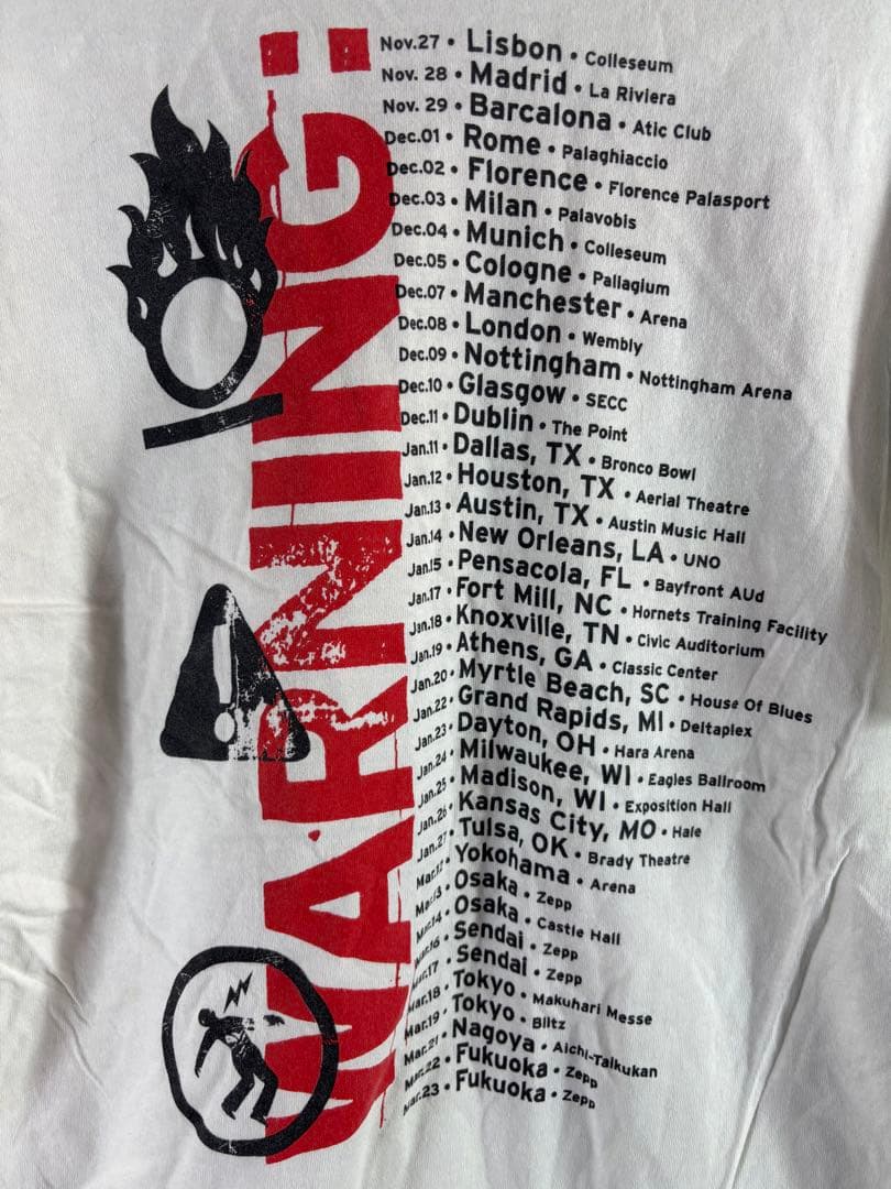 01s ヴィンテージ GREENDAY 半袖ツアーTシャツ バンドT 古着