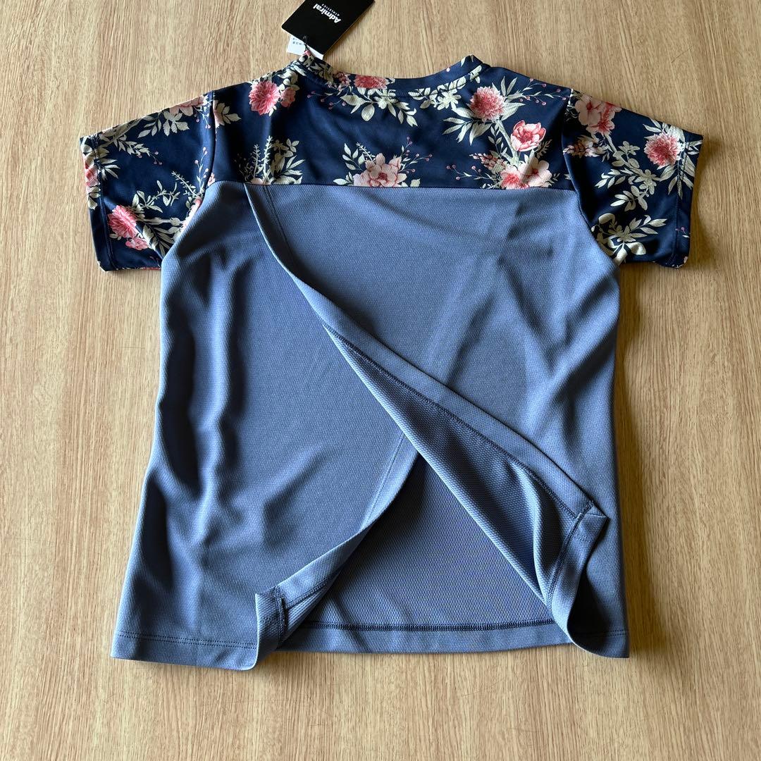 カネ様　レディーステニスウエア ゲームシャツスコートセットアップ　L