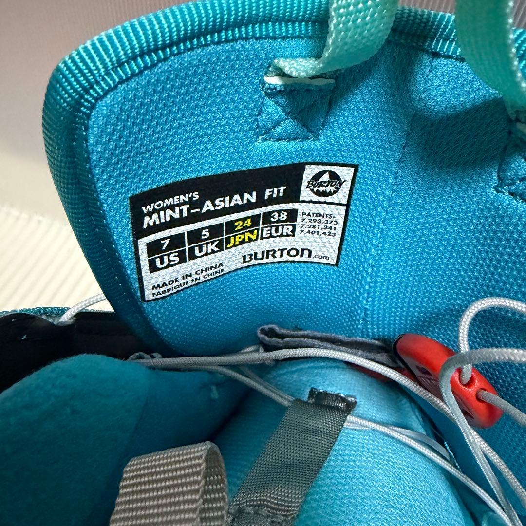 美品　Burton バートン　MINTミント　女性用　アジアンフィット　24cm
