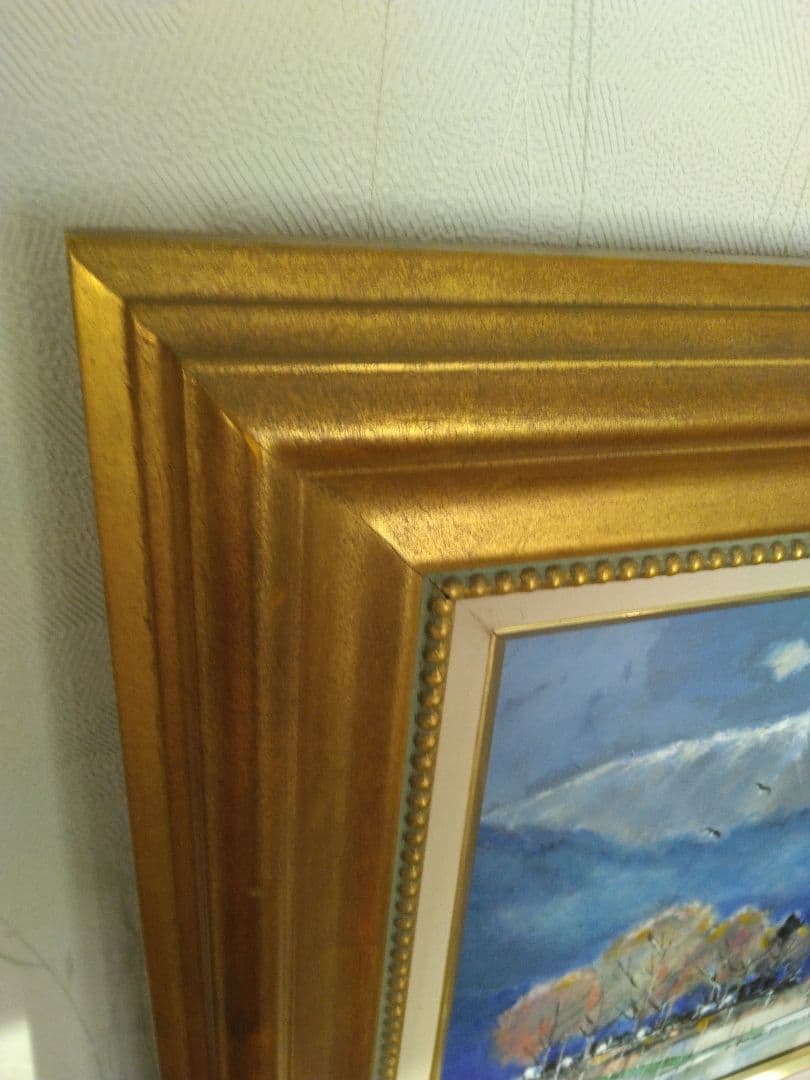 【真作】荒船利雄　あずみの風景