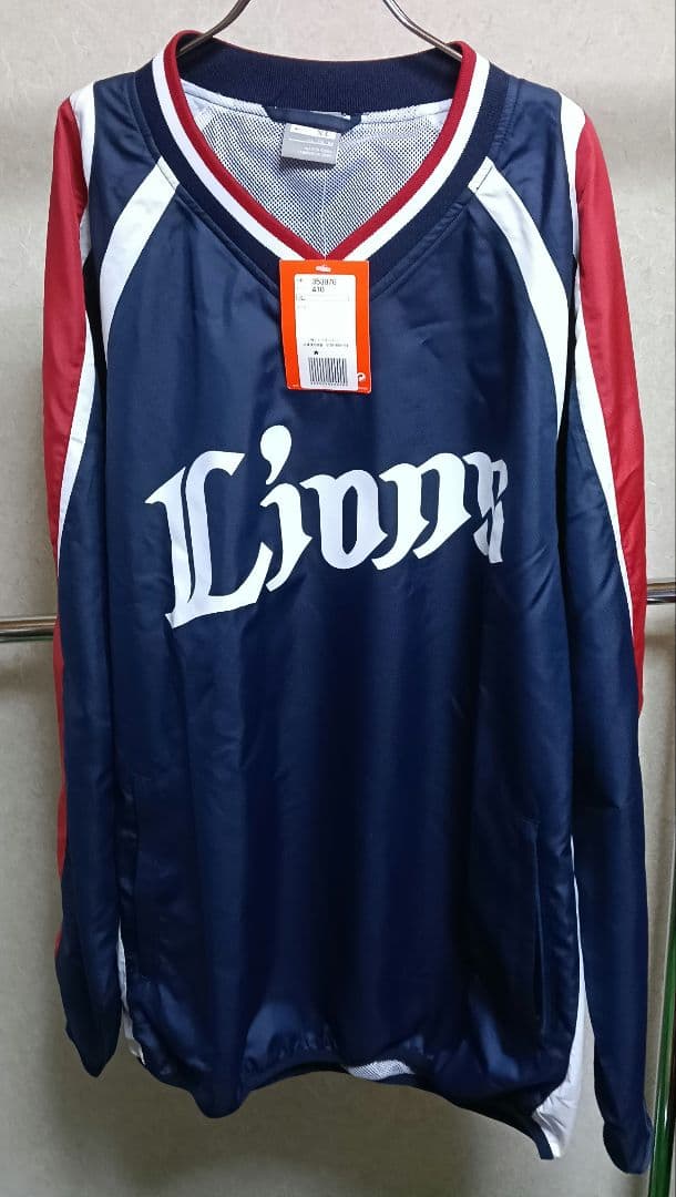 【新品タグ付き／希少】 ナイキ製 西武ライオンズ プルオーバーピステ XLサイズ