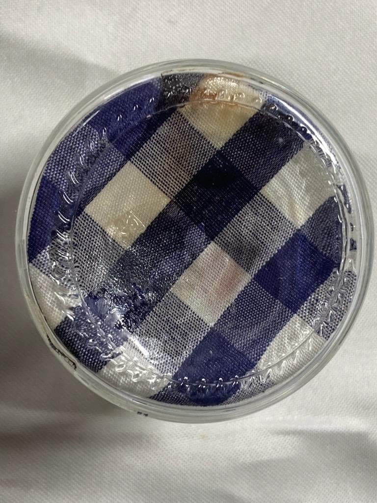 【※片耳欠けあり】　KUMAYA テディベア 瓶詰めミニチュア 瓶入り置物