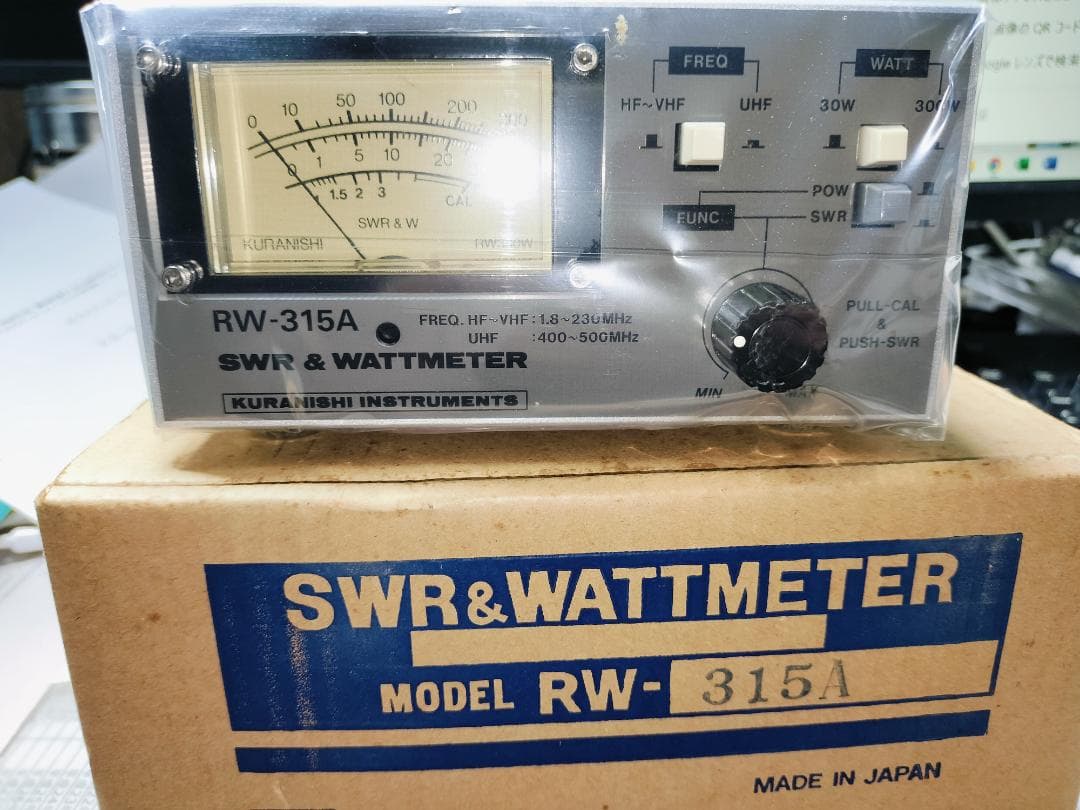 ★新品・未開封 ! KURASHI SWR & WATTメーターRW-315A