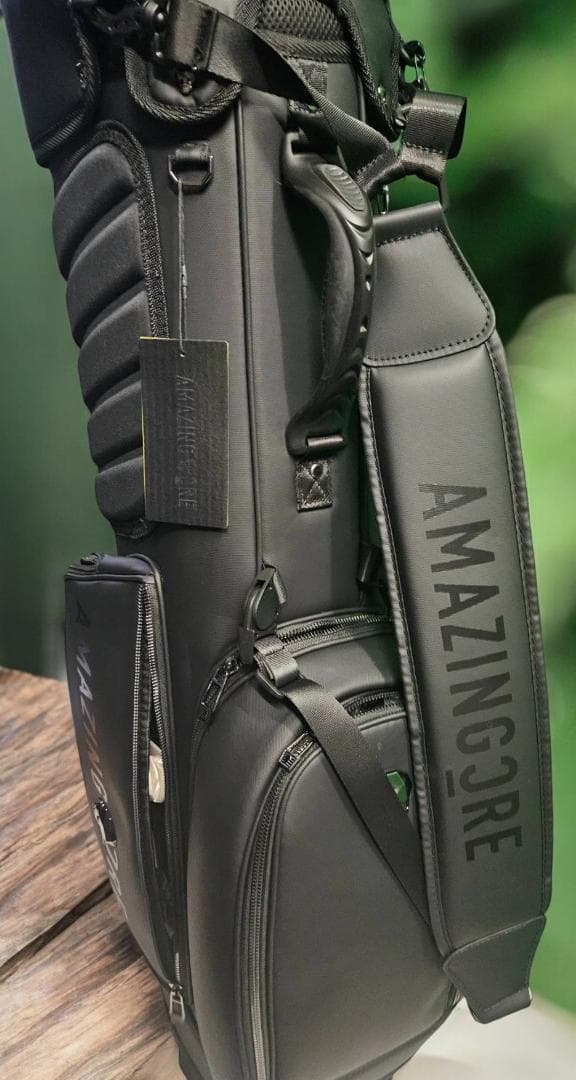 k送料無料/新品未使用　AMAZINGCORE 軽量スタンド式ゴルフバッグ