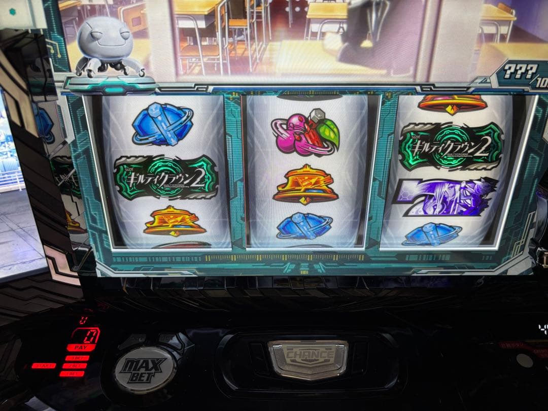 パチスロ実機【Lギルティクラウン2 】ユニット付 無段階ボリューム付 送料無料