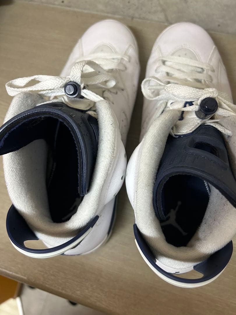 エアジョーダン 6 ホワイト/ネイビー