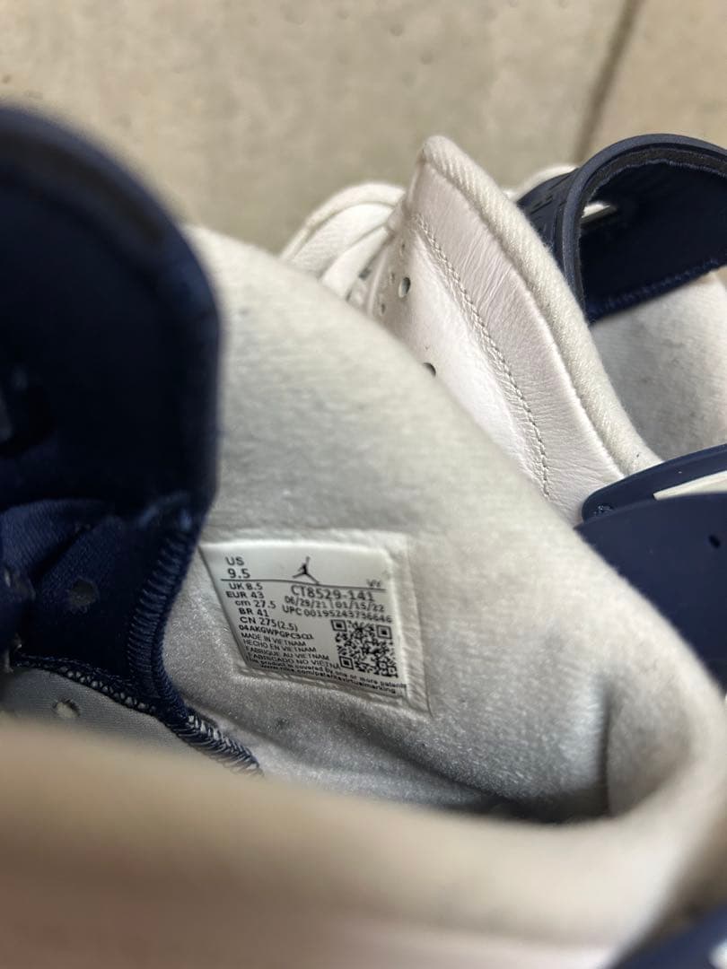 エアジョーダン 6 ホワイト/ネイビー