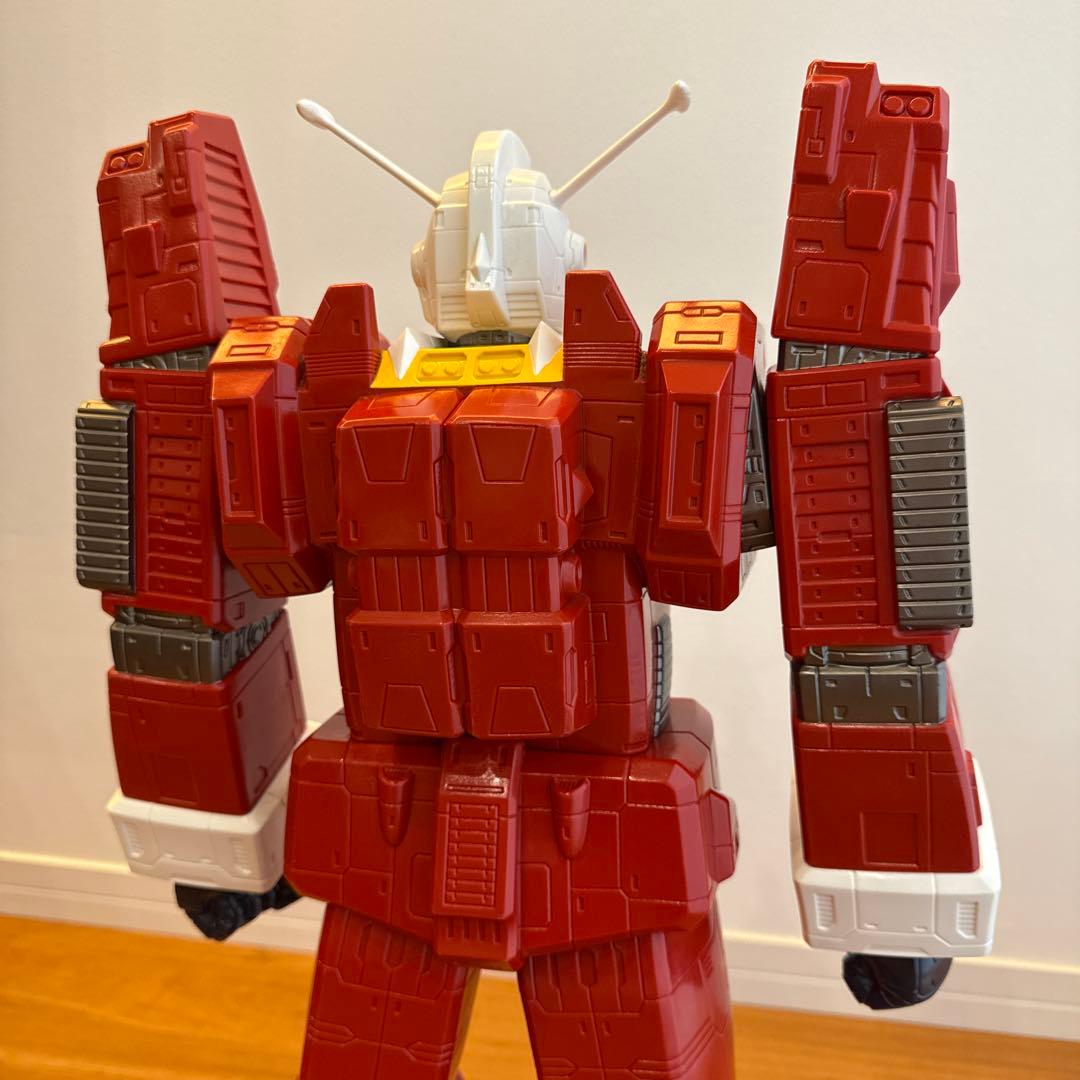 伝説巨神イデオン ジャンボソフビ フィギュア 本体美品 箱ダメージあり