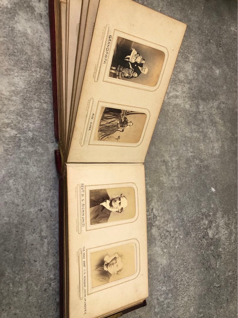 フランス　写真　アルバム　古写真　当時物　書