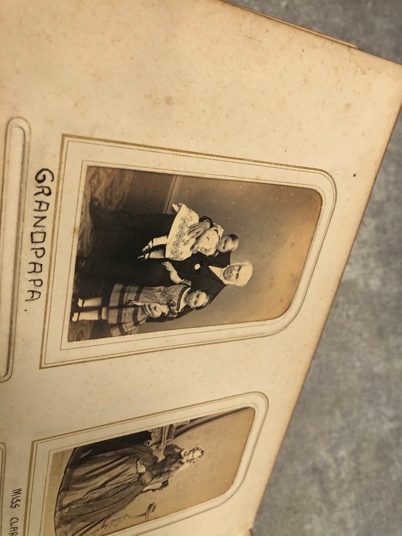 フランス　写真　アルバム　古写真　当時物　書