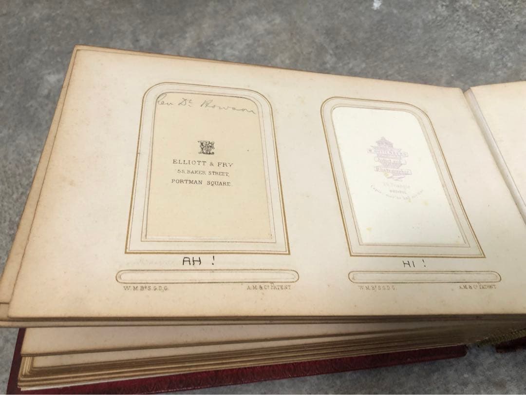 フランス　写真　アルバム　古写真　当時物　書