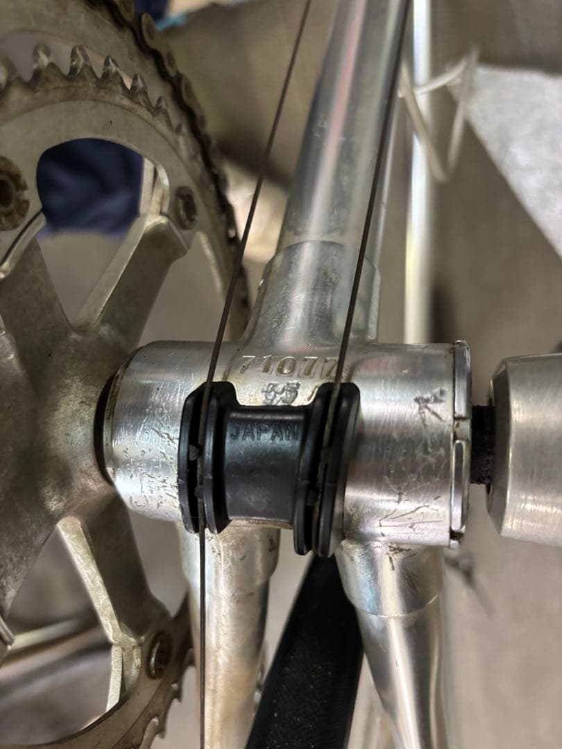 80s 日本製軽量アルミロードバイク シマノクランク搭載