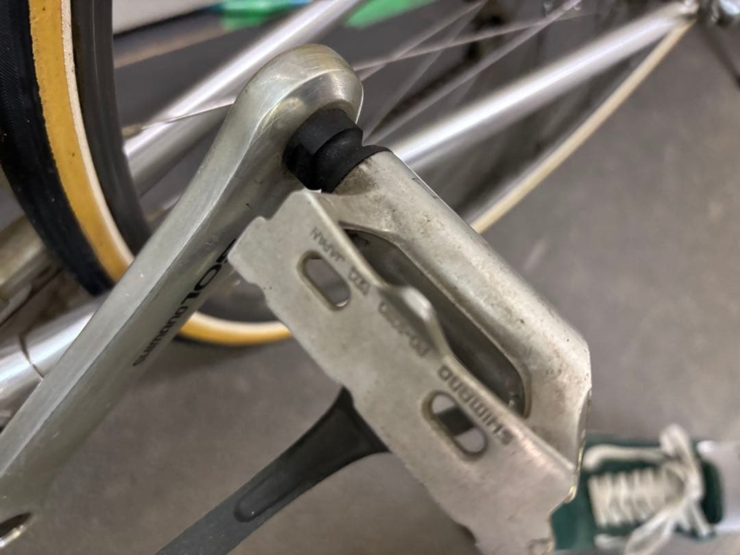 80s 日本製軽量アルミロードバイク シマノクランク搭載