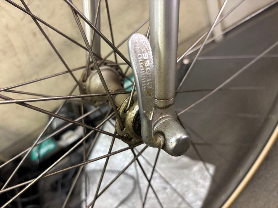 80s 日本製軽量アルミロードバイク シマノクランク搭載