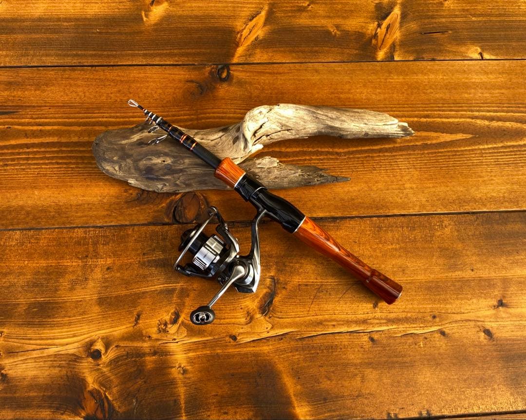 テレスコロッド　ベイト　スピニング　2本セット　5ft3inch トラウトロッド