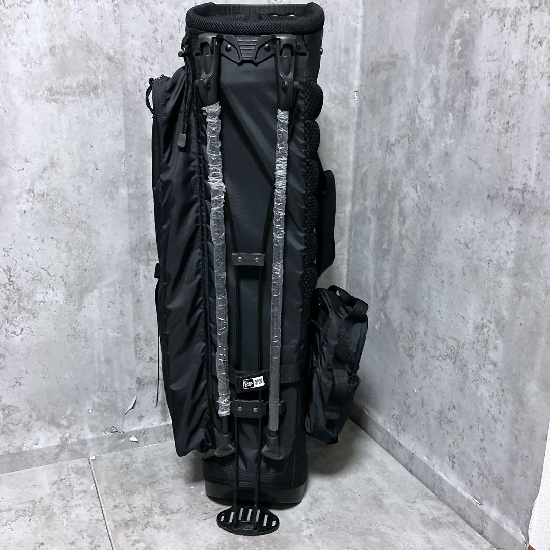 【希少】NEW ERA ニューエラ キャディバッグ　カモ ブラック スタンド式