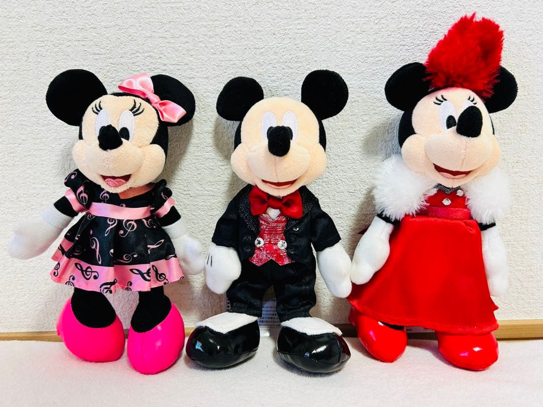 ビッグバンドビート デイズニーシー ミッキー ミニー ぬいぐるみバッチ 3点