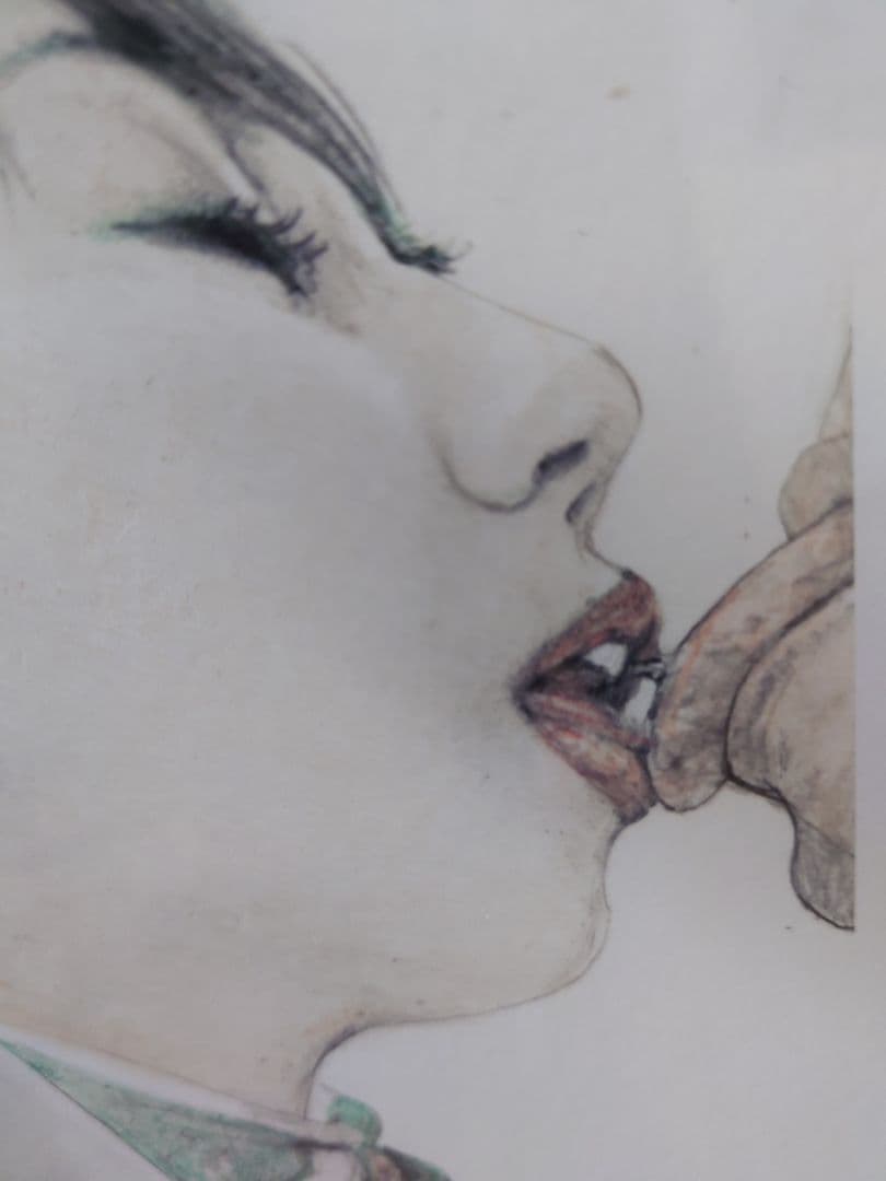 石川吾郎 「CAの女 5」絵画 リトグラフ 真筆