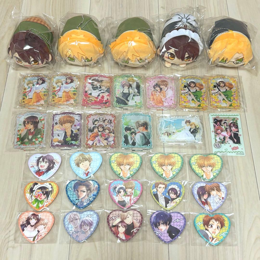 会長はメイド様 漫福ガチャ ぬいぐるみ アクリルスタンド 缶バッジ 23点セット