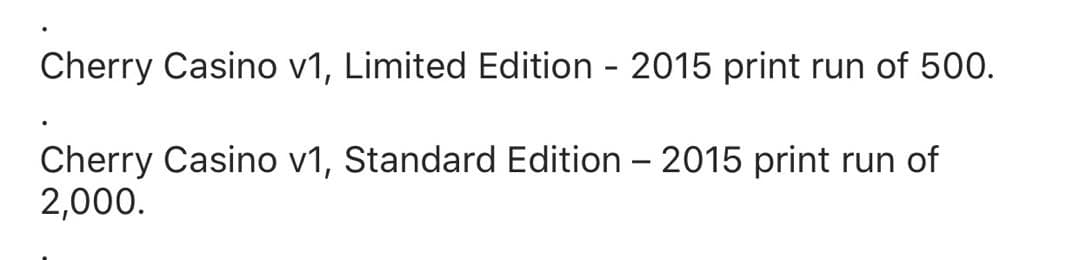 Cherry Casino v1 House Edition チェリーカジノ