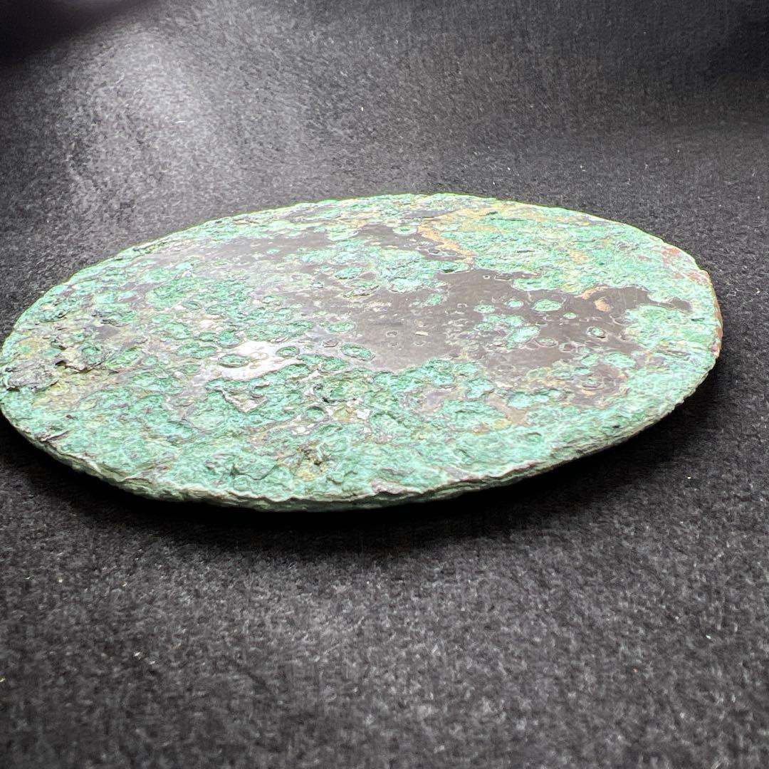 中国宋時代　古銅古鏡　写ります　239g/12.4㎝　東Y8-0206☆2F