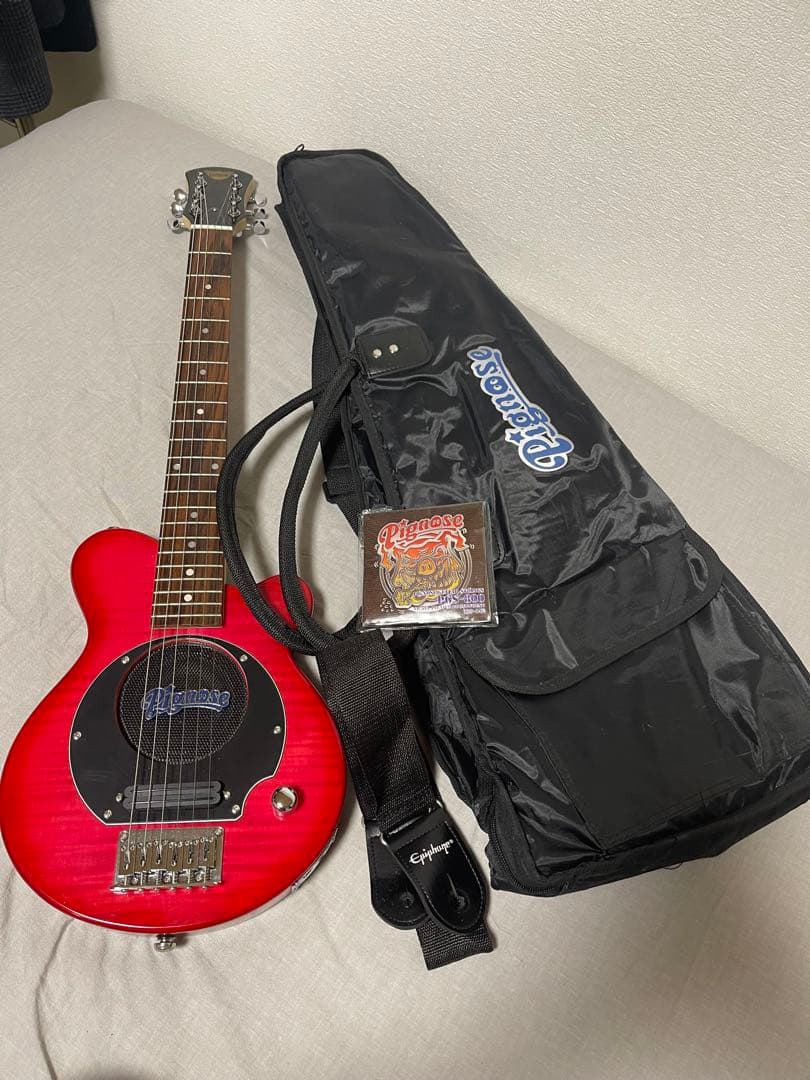 Pignose ギター 内蔵アンプ付き レッド