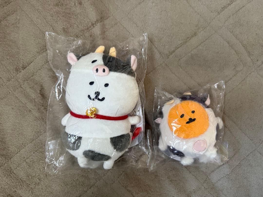 ナガノ 自分ツッコミくま ハッピーバッグ 2021 干支 ぬいぐるみ 丑年 牛