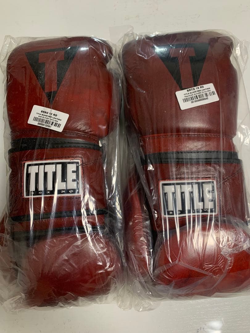 新品未使用TITLE SBG 16RD ボクシンググローブ16oz