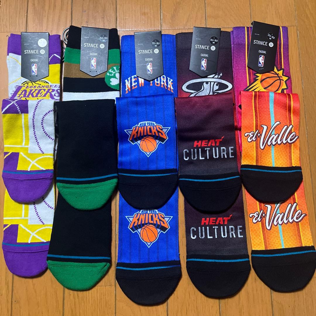 STANCE NBA チームソックス 5足セット