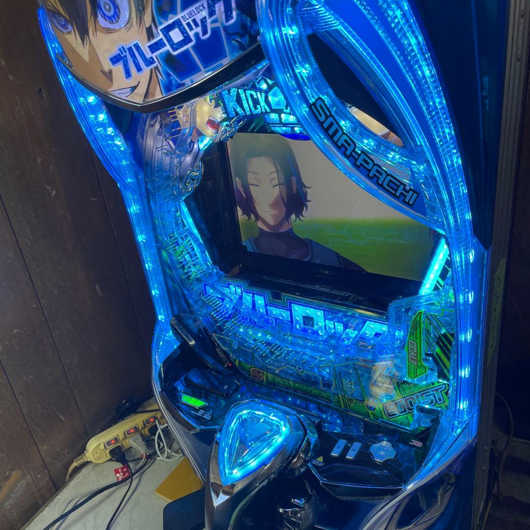 マルコム　台座・ハンドルアース付き　スマパチ　eブルーロック　青枠