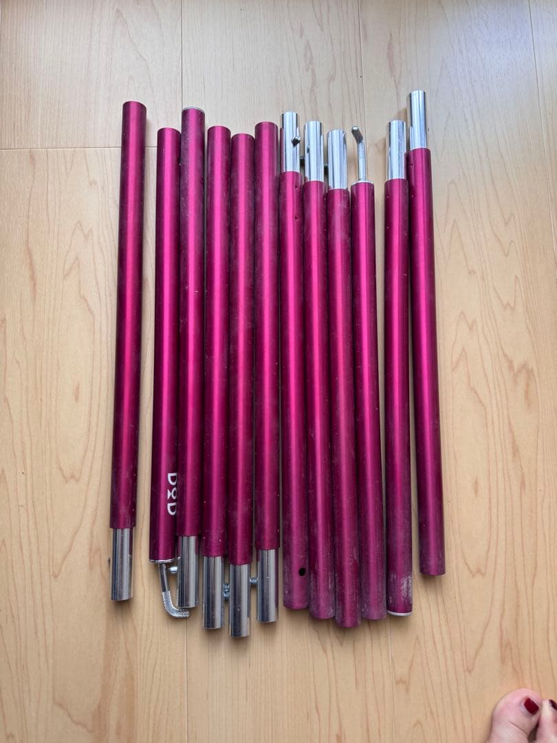 TOMOUNT タープ & DOD コンパクトタープポール