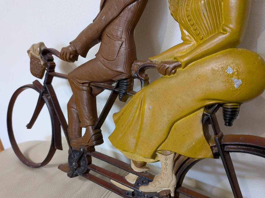 自転車マニア★ヴィンテージインテリア★タンデム自転車ウォールアート