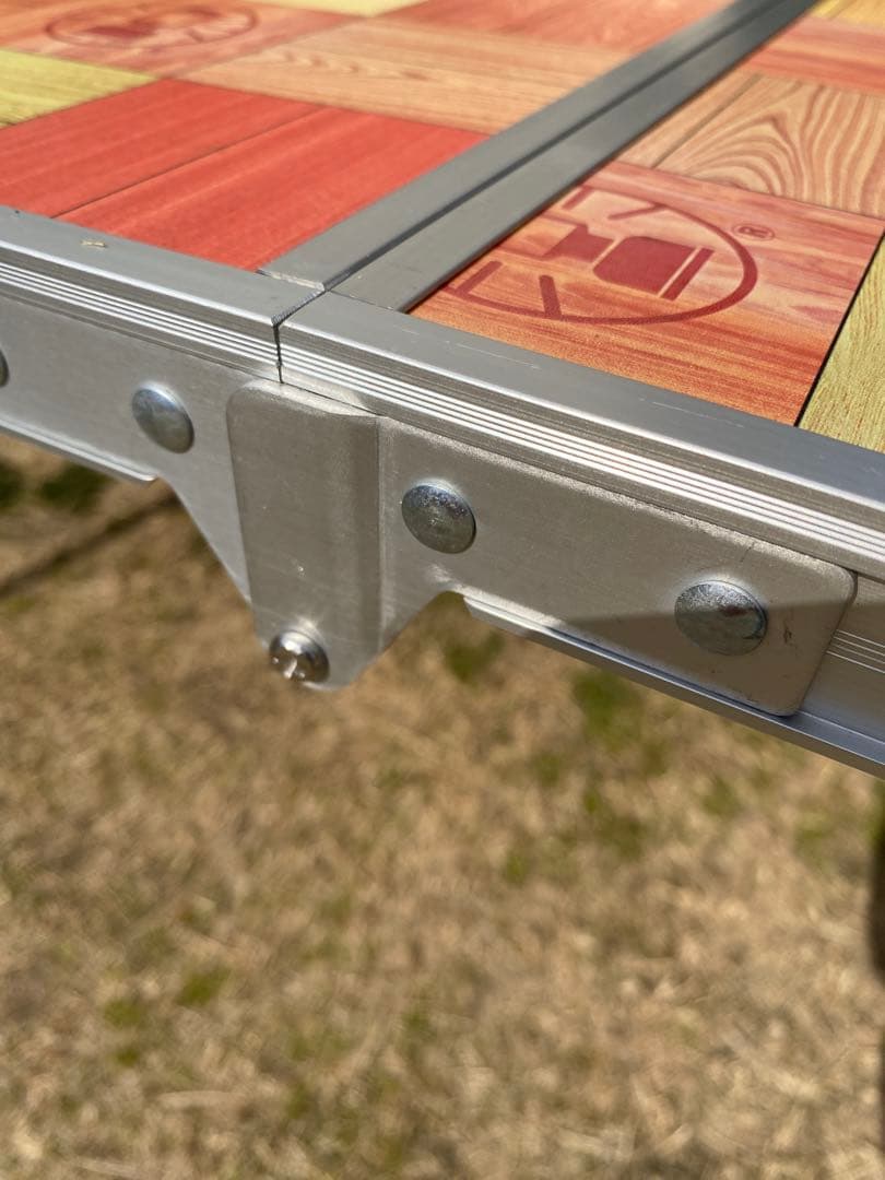 【mamechiyo】コールマン ナチュラルモザイクリビングテーブル