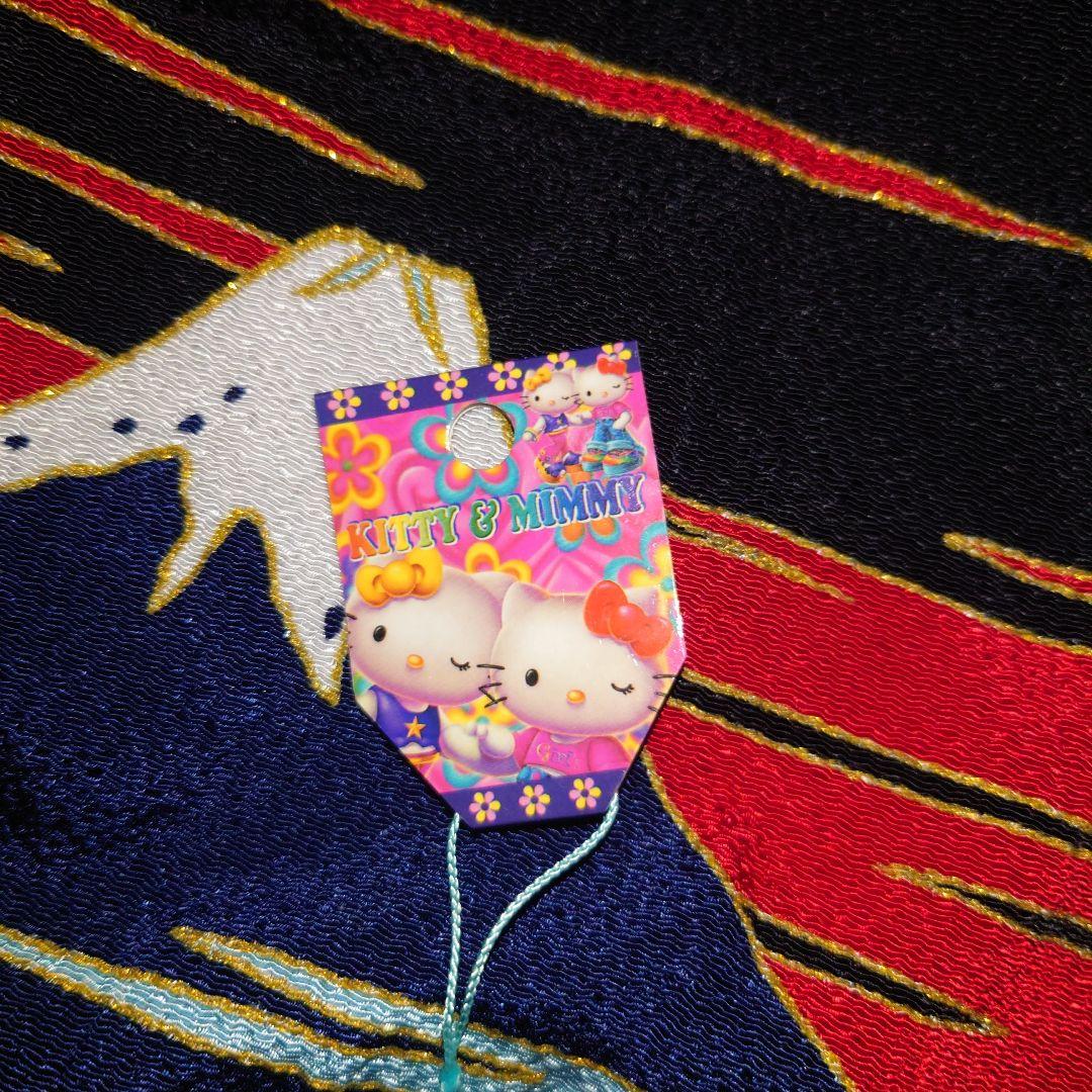 ハローキティ根付　キティ&ミミィ　脚長　KITTY&MIMMY　ミミィ2004年