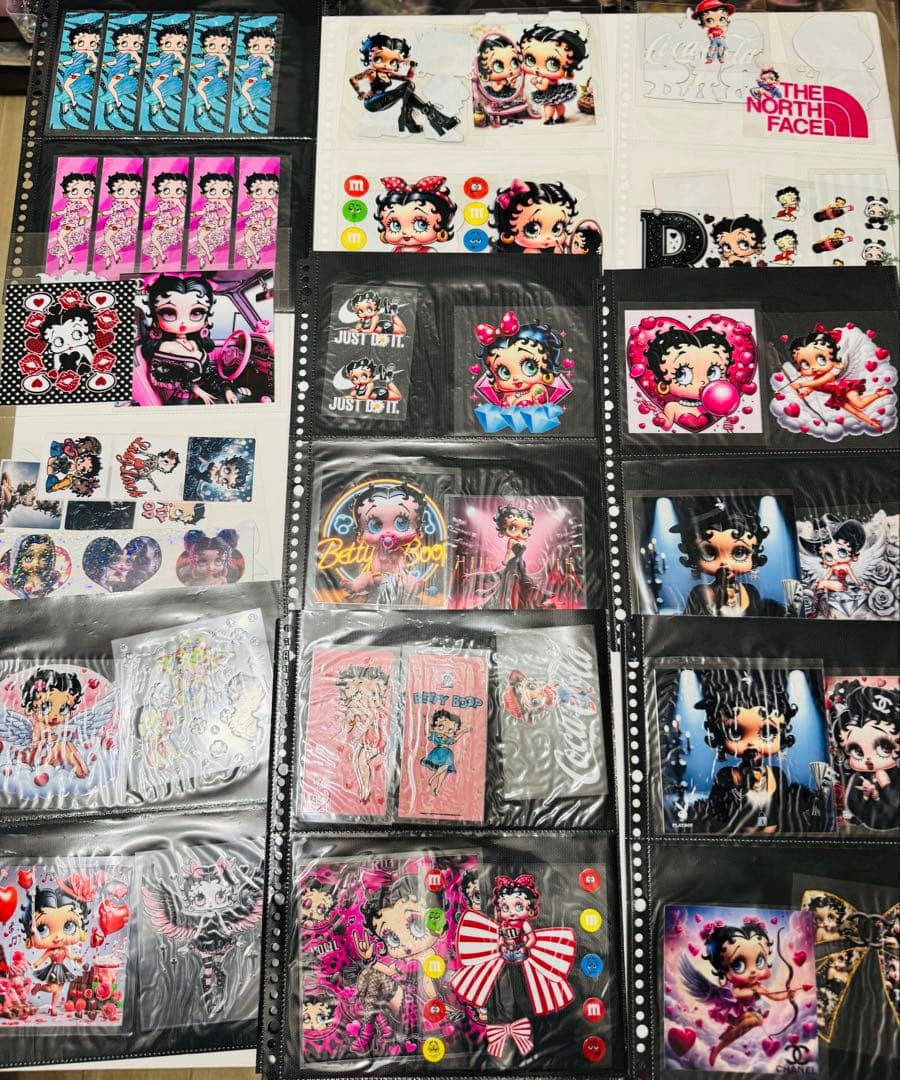 ベティ　転写シール　大量セット　ペンラ　ハーフ　カプラ　約700枚