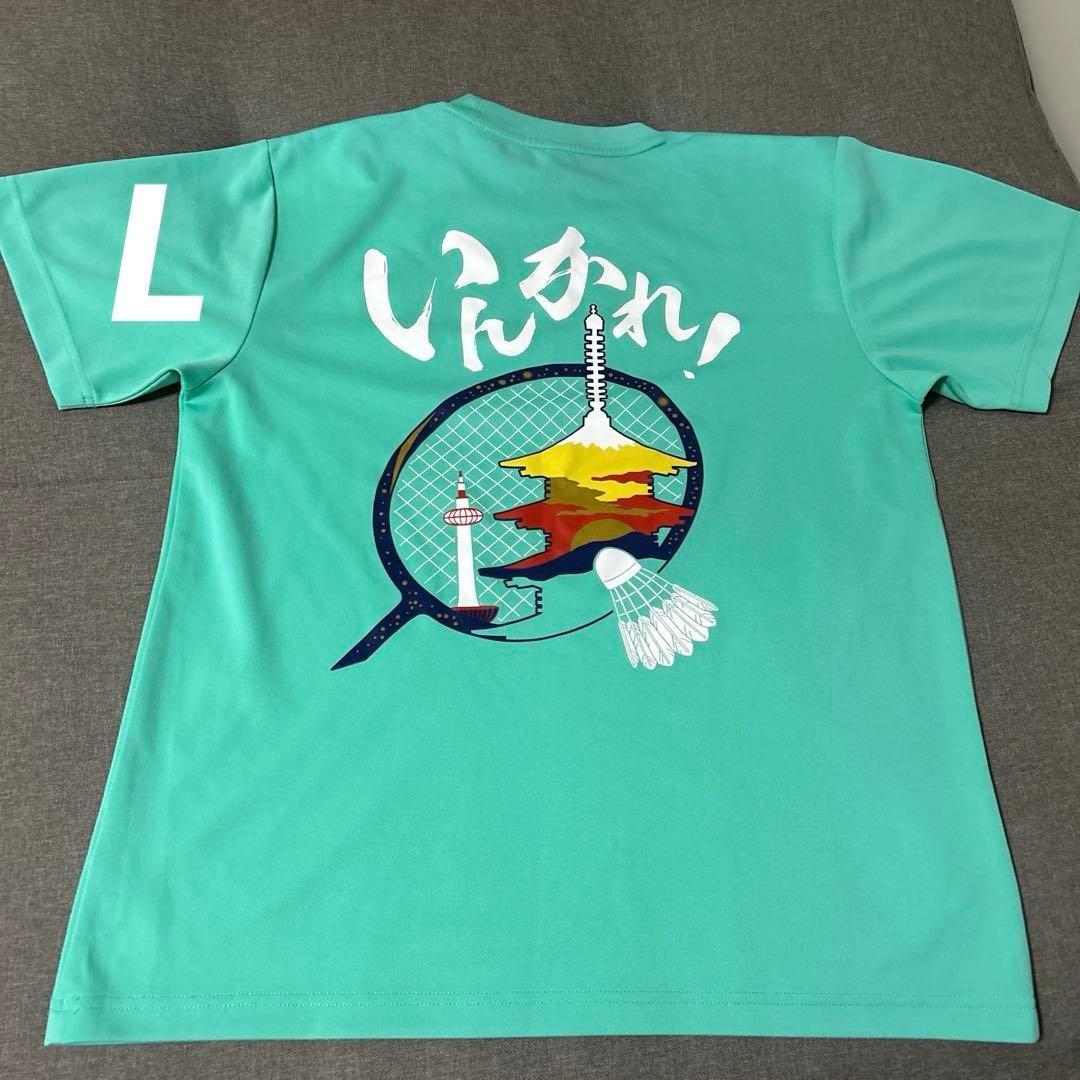 ヨネックスTシャツ JAPAN バドミントン　西日本インカレサイズL