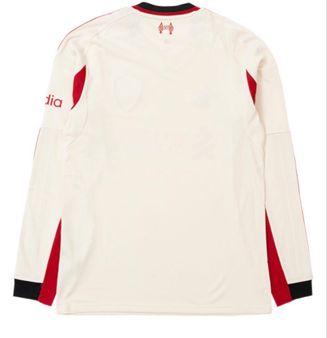 25-26 リヴァプールFC アウェイユニ 長袖 XL アディダス