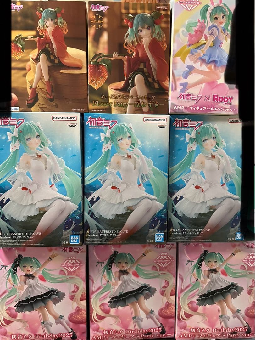 初音ミク　フィギュア　9個