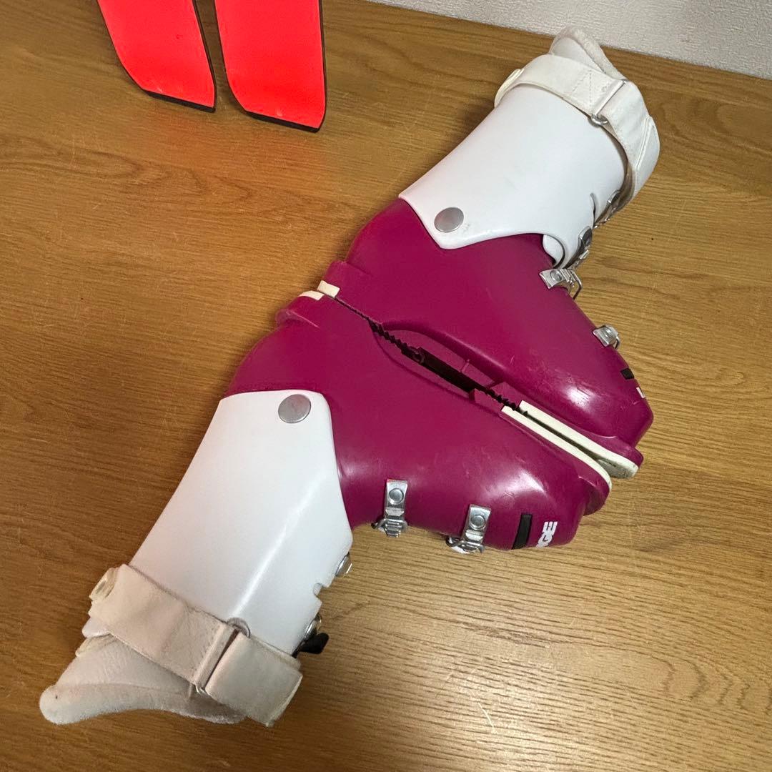 ジュニアスキーセット　ロシニョール　120cm 21-21.5cm ブーツ付