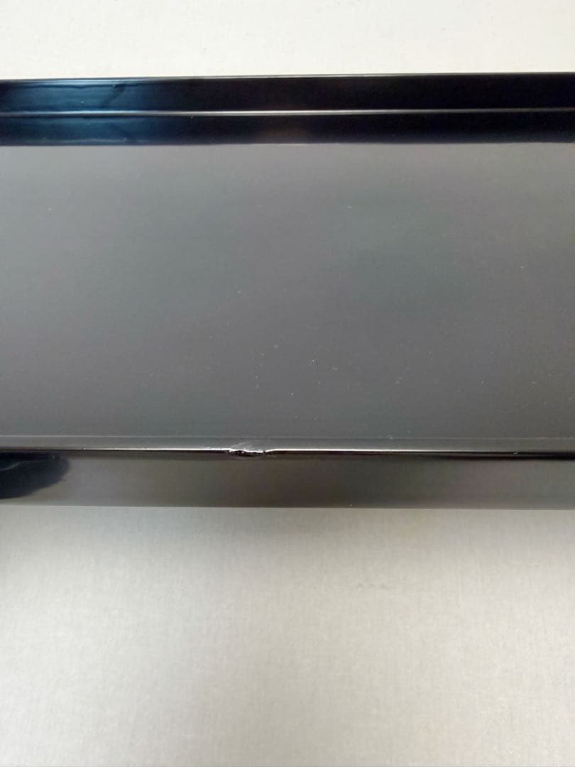 茶道具 木製黒真塗 脇引き盆二枚セット 紙箱