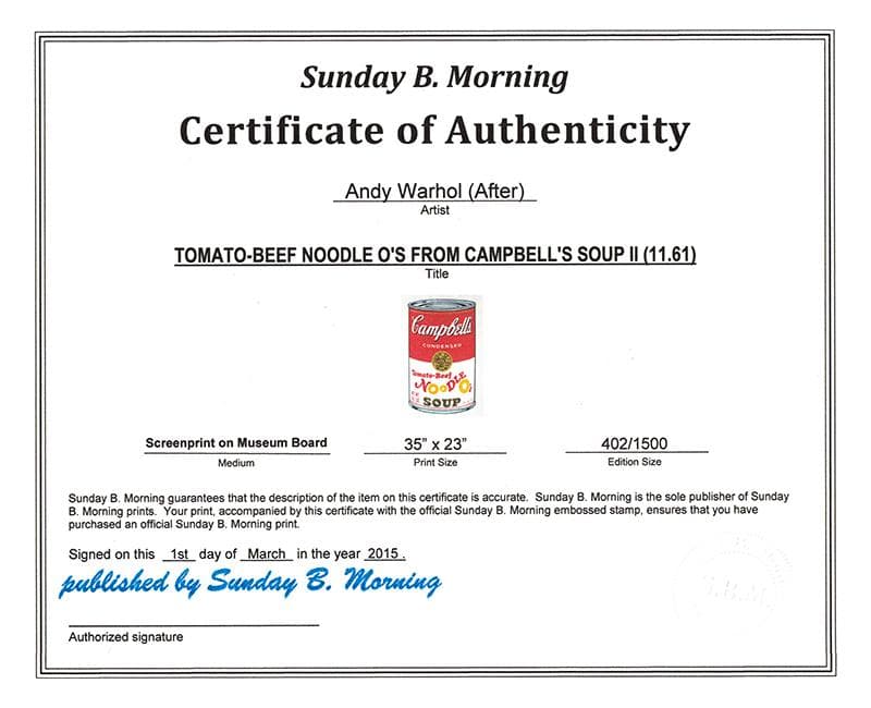 Sunday B キャンベル缶Ⅱ Tomate/ウォーホル/アートポスター